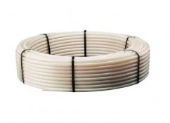 Tubo monostrato Geberit Volex, con EVOH, in rotoli per acqua di riscaldamento, impermeabile alla diffusione d'ossigeno Tubo monostrato Geberit Volex, con EVOH, in rotoli per acqua di riscaldamento, impermeabile alla diffusione d'ossigeno